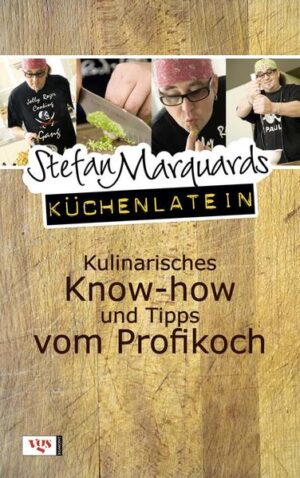 Wo isst man Gammelrochen? Was ist eigentlich Bilimbi? Und was heißt "schwimmend backen"? Was viele Kochbücher einfach voraussetzen, wird von Starkoch Stefan Marquard ebenso informativ wie unterhaltsam erklärt: Eine kulinarische Reise durch die Welt der Lebensmittel in knapp 1000 Stichworten. Mit vielen praktischen Tipps und Tricks vom Profi zu Einkauf und Lagerung, Zubereitungsarten und Garmethoden, Techniken und Küchen-Equipment - so wird auch der Hobbykoch zum Chef de Cuisine!