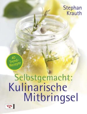 Wer überraschende, neue Ideen für selbstgemachte Geschenke aus der Küche sucht, findet hier 40 Rezepte für Pesto und Pasten, Gewürzmischungen und Öle, Marmeladen, Saucen, Sirup und Süßes. Schnell und einfach hergestellt sind Rosmarin-Zitronen-Salz, Tomatenketchup, Himbeeressig oder Hagebutten-Marmelade. Wer es ausgefallener mag, überrascht seine Freunde mit Holunderblütensirup, schwarzen Walnüssen, Quittenkonfekt oder Zitronenkonfit. Da kann kein Blumenstrauß mithalten!