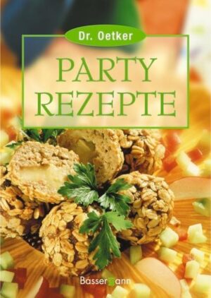 Die besten, erprobten Rezeptideen für die nächste Party mit der Geling- und Geschmacksgarantie von Dr. Oetker: Salate, Suppen, Aufläufe, Quiches - einfach alles, was gut ankommt. Und - ganz wichtig für den Gastgeber: alle Rezepten lassen sich gut vorbereiten. - Alle Rezepte mit ausführlichen Schritt-für-Schritt-Anleitungen. Auch für Kochneulinge geeignet - Alle Rezepte mit der Geling- und Geschmacksgarantie von Dr. Oetker - DR OETKER zum Schnäppchenpreis