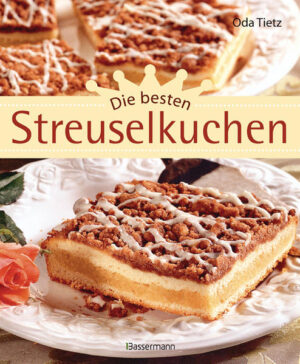 Nichts geht über gute Streuselkuchen Streuselkuchen mögen alle, ob groß oder klein, ob Mann oder Frau. Sie lassen Vielfalt auf dem Kuchenteller zu, sind leicht zu machen und schnell fertig - ideal für überraschenden Besuch oder den plötzlichen Heißhunger auf Süßes. Ob variiert mit zarten Mandelblättchen, frischen Früchten, fruchtigen Konfitüren, Schokolade, Nüssen oder mehr: Alle geraten leicht und schmecken wunderbar - dank der gelingsicheren Rezepte der Autorin Oda Tietz.