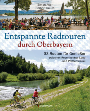Rauf aufs Rad und hinein in die bayerischen Bilderbuchlandschaften! Auf 33 Strecken- und Rundtouren zwischen München und den Alpen lassen sich Flüsse und Seen