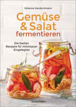 Mit fermentiertem Gemüse & Salat gesünder leben! Fermentieren ist der beste Weg, um Gemüse länger haltbar zu machen. Und das Beste: fermentiert ist das Produkt viel gesünder als roh. Wasser, Salz und Gemüse reichen aus, um Delikatessen wie Kimchi, Senf oder eine unschlagbare Tomatensauce herzustellen. Die Rezepte, manche mit nur einer Zutat, andere mit einer bunten Gemüse-Salat-Mischung, zeigen die große Bandbreite. Mit diesem Wissen wird das Fermentieren zur schnellen Routine, und auch kleinste Gemüsemengen werden zu köstlichen Beigaben zu Brot, Fleisch und Salaten. Ausstattung: durchgehend farbig bebildert