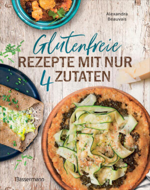 Glutenfrei kochen muss nicht unglaublich kompliziert sein. Dieses Buch zeigt, wie einfach es sein kann: Mit nur 4 Zutaten vollständige Mahlzeiten zubereiten und diese anschließend mit gutem Gewissen genießen. Das Buch präsentiert inspirierende Rezeptideen, die sowohl auf natürliche glutenfreie Zutaten als auch auf Ersatzprodukte zurückgreifen. Ob Fleisch oder Fisch, vegetarisch oder vegan, ob herzhafte oder süße Gerichte - für jeden Geschmack ist etwas dabei. Köstlich und absolut unkompliziert Kein Firlefanz! Nur mit überall erhältlichen Zutaten Mit Fleisch mit Fisch, vegetarisch und vegan Ausstattung: ca. 35 farbige Bilder