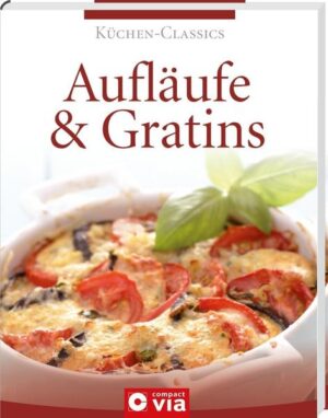 Aufläufe & Gratins (Küchen-Classics) In diesem Buch aus der Reihe Küchen-Classics laden die beliebtesten Küchenklassiker zum Kochen und Schlemmen ein! Die feinen Köstlichkeiten aus dem Ofen machen wunschlos glücklich. Denn Aufläufe und Gratins lassen sich perfekt vorbereiten und verströmen ohne viel Aufwand ihren köstlichen Duft - das perfekte Essen für Gäste oder einfach für das gemütliche Abendessen. - über 120 schmackhafte Rezepte für Leckeres aus dem Ofen - Unterteilung in die Kapitel Aufläufe und Gratins mit Gemüse, mit Nudeln & Reis, mit Fisch & Meeresfrüchten, mit Fleisch & Geflügel sowie süße Aufläufe und Gratins - zahlreiche Tipps zu Zutaten, Zubereitung & Co. - unterschiedliche Varianten für mehr Abwechslung - Nährwert- und Energieangaben zu jedem Rezept - mit vielen Farbfotos, die Lust auf mehr machen