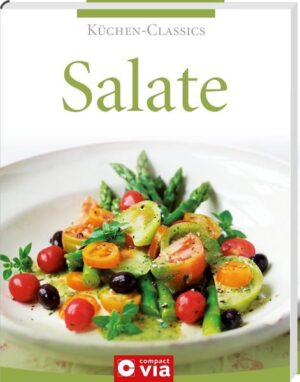 Salate (Küchen-Classics) In diesem Buch aus der Reihe Küchen-Classics laden die beliebtesten Küchenklassiker zum Kochen und Schlemmen ein. Die köstlichen Kreationen lassen jeden Salatliebhaber voll auf seine Kosten kommen. Genießen Sie die Salat-Vielfalt und lassen Sie sich immer wieder aufs Neue inspirieren, denn Salat hat immer Saison, bringt Abwechslung auf den Tisch und garantiert frischen Genuss - als kleine Zwischenmahlzeit, knackige Beilage, herzhaftes Hauptgericht oder leichtes Dessert. - über 120 schmackhafte Rezepte mit Salat - Einleitung mit allem Wissenswerten über Salat - Unterteilung in die Kapitel frische Salate & Rohkost, Gemüsesalate, Salate mit Reis & Nudeln, mit Fisch & Meeresfrüchten, mit Fleisch & Geflügel sowie süße Salate - zahlreiche Tipps für unterschiedliche Salat-Dressings - unterschiedliche Varianten für mehr Abwechslung - Nährwert- und Energieangaben zu jedem Rezept - mit vielen Farbfotos, die Lust auf mehr machen