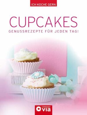 Dieses Buch aus der Reihe Ich koche gern bietet für alle Genießer köstliche und abwechslungsreiche Rezeptideen für jeden Tag. Rund 100 süße Kreationen von einfach bis ausgefallen machen immer wieder Lust auf mehr, denn Cupcakes schmecken nicht nur himmlisch, sondern sind auch wahre Augenweiden. Bunt verziert zer-gehen die feinen Leckereien auf der Zunge. Diese Ideen lassen jedes Gourmetherz höherschlagen! Die Einleitung liefert Wissenswertes rund um das Thema. Zahlreiche Tipps zu Zutaten und Zubereitung, viele Variationsvorschläge sowie Nährwertangaben zu jedem Rezept machen den Genuss perfekt.