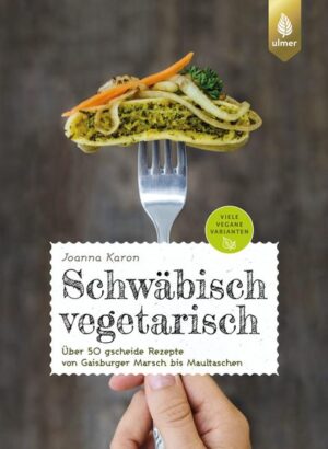 Wir können alles - auch vegetarisch! Regionale Rezepte und Produkte erfreuen sich wachsender Beliebtheit und die fleischlose Küche findet immer mehr begeisterte Anhänger. In „Schwäbisch vegetarisch“ verbindet Joanna Karon beides zu wahrem Hochgenuss und leckerer Vielfalt. Die über 50 herzhaften und süßen Gerichte gelingen leicht, sind bodenständig, absolut familientauglich und von der Fotografin Ludmilla Parsyak toll in Szene gesetzt. Mit vielen veganen Varianten sowie praktischen „Aus eins mach zwei“-Rezepten, die Zeit sparen: einmal kochen, zweimal genießen.