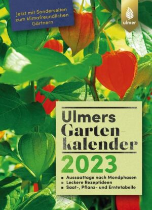 Honighäuschen (Bonn) - Im Ulmer Gartenkalender 2023 entdecken Sie Monat für Monat die besten Tipps für eine leckere und gesunde Obst- und Gemüseernte im Garten. Sie lernen jeden Monat eine neue Lieblingspflanze kennen und erfahren, wie Sie auch im Jahr 2023 für glückliche Pflanzen im Ihrem Garten sorgen. Im Kalendarium finden Sie die besten Tage für erfolgreiches Gärtnern mit dem Mond und ausreichend Platz für eigene Gartennotizen und -beobachtungen. Besonders interessant sind die jährlich wechselnden Kalenderseiten zu spannenden Trendthemen aus der Gartenwelt. So können Sie auch im Kalenderjahr 2023 jeden Tag begeistert gärtnern!
