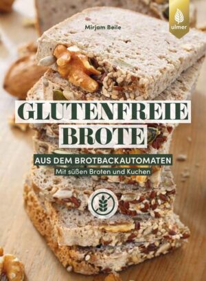 Sie leiden an Zöliakie, einer Glutensensitivität oder Weizenallergie und sind auf der Suche nach wirklich gutem Brot, selbstgemacht mit dem eigenen Brotbackautomat? Von Herzhaftem wie 6-Korn-Quarkbrot bis Süßem wie Cranberry-Pistazienkuchen hat Bestseller-Autorin Mirjam Beile die passenden Rezepte für Ihren Brotbackautomaten parat. Als gelernte Bäckerin und Konditorin liefert sie wichtiges Know-how zu glutenfreien Mehlsorten und Backtriebmitteln sowie passende Gewürztipps und Superfood-Basics. In der Tauschbörse und im FAQ finden Sie schnelle Hilfe und Antworten zu Pannen und mehr. Die im Buch enthaltenen Ideen für fertige Backmischungen sind übrigens ideal zum Verschenken!