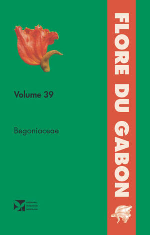 Honighäuschen (Bonn) - Ce volume 39, qui traite des Begoniaceae du Gabon, est globalement le résultat des études monographiques sur les sections africaines du genre Begonia effectuées depuis une trentaine dans à lUniversité de Wageningen. Cela implique que, à côté des deux auteurs, de plusieurs étudiants MSc et PhD sont à la base de cet ouvrage. Les résultats de leurs études sont mentionnés dans la bibliographie finale. De même, nos collègues A. de Lange (malheureusement décédé en 2001) et F. Bouman de lUniversité dAmsterdam y ont eux aussi fortement contribué par leurs études sur la micromorphologie des graines. Pour les études taxonomiques sur les bégonias, les observations de terrain sont indispensables. Heureusement, la longue coopération formelle entre le CENAREST au Gabon et lUniversité de Wageningen aux Pays-Bas a permis linventaire dun grand nombre de régions gabonaises et la découverte dassez nombreuses espèces nouvelles et endémiques. Nous voudrions remercier ici chaleureusement les directions du CENAREST et de lIPHAMETRA et lHerbier National du Gabon pour leur aide et leur soutien qui ont permis en particulier la bonne exécution des multiples missions de terrain. Cest grâce à eux aussi que le Gabon est maintenant reconnu comme un pays très riche en biodiversité, avec une valeur botanique très élevée. Tant que la valeur des espèces gabonaises de Begonia comme plantes ornementales est limitée, la multitude des espèces présentes dans un habitat de forêt sempervirente bien différencié offre une profusion de possibilités détudes sur la spéciation, lendémisme, la spécialisation de lhabitat et lhistoire de la forêt sempervirente au Gabon. Cest pourquoi nous espérons que la publication de ce volume sur les bégonias du Gabon donnera encore à dautres une motivation spéciale pour approfondir létude de la taxonomie, la biogéographie, la biodiversité, lévolution, lécologie et la conservation de ce groupe de plantes inspirantes, ou, plus généralement, létude de la biodiversité botanique du Gabon.