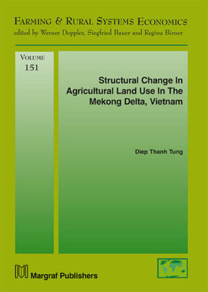 Honighäuschen (Bonn) - This book considers farmers as the center of the relation between agriculture and rural development in the Mekong Delta, Vietnam. Using micro data sources over the years from the existing surveys across the country (Vietnam Household Living Standards Survey and Vietnam Access to Resources Household Survey), this study tries to sketch an overall picture of agricultural land management in the Mekong Delta. The four components of this study are the changes in the agricultural institution, the transforming in the socio-economic structure of the region, the changes in technology and the shifting of the internal elements of the agricultural sector. Research results indicate that, in the Mekong Delta, agriculture has contributed significantly to economic growth over the years thanks to the perspective policies. However, there are some problems that arise in the sustainable development of agriculture in the region, mainly related to the incentive of agricultural production. Size small and fragmented farms negatively affect the efficiency of rice production in particular and agriculture in general. To improve production efficiency, farmers tend to accumulate the agricultural land on a large scale  even larger than the quotas of the State  to take the advantage of economy of scale. This study argues that such limitations as allocated quotas and land use duration should be expanded or even deregulated in the Mekong Delta. In addition, the government should promote the development of the free markets of land use and labor, promote the transparency of the planning and land management policies of the region. They would positively contribute to reducing landlessness, but also promote agricultural production in large scale following the development of modern agriculture in many countries around the world.