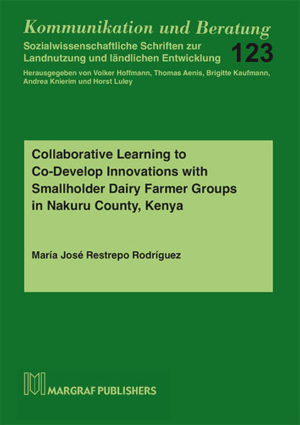 Honighäuschen (Bonn) - The research presented in this book highlights the opportunities that arise if agricultural research is grounded in the realities of small-scale farmers and takes their contextual knowledge and understanding as the departure point for innovation. The main aim was to design, conduct and evaluate a collaborative learning process with smallholder dairy farmers to reduce milk losses and increase benefits. The author first develops a framework for understanding and conceptualizing collaborative learning processes that facilitate change and then empirically proves its feasibility and usefulness, taking her work with two small-scale dairy producer groups in Nakuru County, Kenya as examples. The study shows how farmers knowledge underlying and guiding their activities can be successfully explicated and integrated, followed by a process to co-develop and test innovations for improving the management processes in the participating farms, thus increasing their ability to respond, adapt and intentionally transform their farming systems in relation to the livelihood problems they face. Lastly, novel approaches based on farmers perspectives are presented to evaluate the collaborative learning process and ensure that the goals are reached