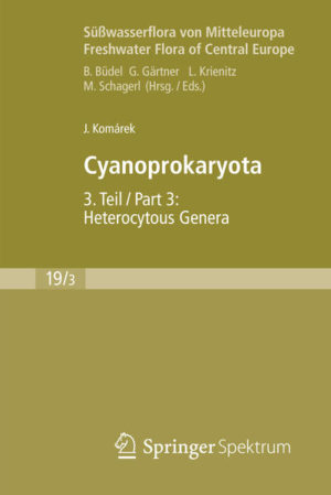 Honighäuschen (Bonn) - Cyanoprokaryotes are probably the oldest organisms with oxygen generating photosynthesis. However, their cell structure and type of asexual reproduction prove their eubacterial origin. This volume treats cyanobacterial types with diversified thalli, with the typical presence of prominent, specialized cells having specific functions (heterocytes, akinetes, hairs, necridia), complex life cycles, and a combination of various reproductive strategies (monocytes, hormogonia and hormocytes). The most diversified heterocytous cyanobacteria with multicellular, morphologically complex thalli have a specific position among prokaryotic organisms. It is the last part of a review of cyanoprokaryotes (Cyanophyta, Cyanobacteria) issued in the Süßwasserflora von Mitteleuropa. All heterocytous cyanobacteria are included in this volume, especially taxa studied and revised according to modern phylogenetic criteria. The author tried to respect all confirmed changes and corrections and stresses especially those morphological features that are not controversial to phylogenetic studies and enable the identification of various populations in nature or in cultures according to morphological characteristics. A synthesis of modern results with traditional nomenclature - sometimes difficult - is aimed to foster progress in cyanobacterial research. One of the major reasons to present this work is to enhance identification of natural populations using morphological criteria for their identification.