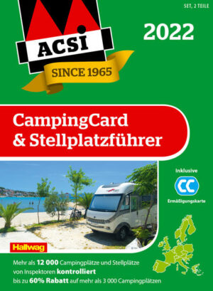 Dieses Buch richtet sich explizit an Reisemobilbesitzer! Der ACSI CampingCard & Stellplatzführer ist eine umfassende Übersicht über 9 000 überprüfte Reisemobilstellplätze und mehr als 3 000 überprüfte Campingplätze In Europa