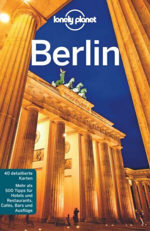Mit dem Lonely Planet Berlin auf eigene Faust durch die multikulturelle Metropole an der Spree! Etliche Monate Recherche stecken im Kultreiseführer für Individualreisende. Auf mehr als 300 Seiten gibt die Autorin sachkundige Hintergrundinfos zum Reiseland