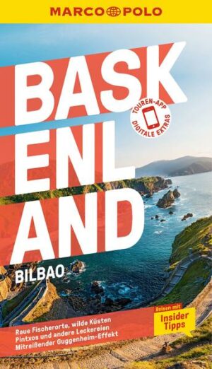Kaixo und agur! Dein MARCO POLO Reiseführer für das Baskenland und Bilbao Das Baskenland kommt dir spanisch vor? Von wegen! Die Basken sind seit jeher ein ganz besonderes Völkchen. Selbst ihre Sprache gibt dem Rest der Spanier Rätsel auf. Wenn du dich davon nicht schrecken lässt
