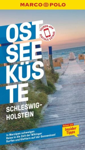 Urlaub am Meer mit dem MARCO POLO Reiseführer Ostseeküste Schleswig-Holstein Blauer Himmel über gelben Rapsfeldern