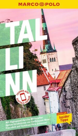 Mit dem MARCO POLO Reiseführer in Tallinn auf Zeitreise gehen Die mittelalterliche Innenstadt von Tallinn ist eine der am besten erhaltenen in Europa. Hinter den betagten Fassaden schlägt trotzdem ein junges Herz. Historie und Moderne