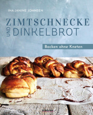 Backen ohne Kneten: süßes und herzhaftes Gebäck, Pizzateig und Brot backen mit Hefe Genug von klebrigen Fingern und schweren Armen? Dann ist Backen ohne Kneten (auch bekannt als No Knead Baking) das Richtige für Sie. Diese Methode ist der einfachste Weg zu köstlichem Gebäck: Man rührt den Teig zusammen, wenn man Zeit hat, und lässt ihn dann stehen. Am Backtag muss er nur noch in Form gebracht und in den Ofen geschoben werden. Wie viel Zeit zwischen Rühren und Backen liegt, ist flexibel: Zwischen 4 Stunden und 4 Tagen ist alles machbar. Dadurch eignet sich das Verfahren perfekt für alle, die das Backen in eine turbulente Woche einbauen wollen. Egal ob Zimtschnecken Rezept, knuspriger Pizzateig über Nacht, leckere Körnerbrötchen fürs Wochenende oder klassisches Brot - Backen mit Hefe funktioniert für alle Arten von Backwaren. Sie können mit der Methode also süß oder herzhaft backen, je nach Laune. Die Rezepte in diesem Buch sind eingeteilt in Süßes Hefegebäck (vom Zimtschnecken Rezept über Brioche bis zum Hefezopf mit Marzipan) Pizza und pikant gefüllte Backwaren: Autorin Ina-Janine Johnson zeigt, dass Pizzateig selber machen ganz einfach sein kann. Brot und Brötchen backen: Vom klassischen Weißmehl bis hin zum Dinkelbrot - Backen mit Hefe lässt sich für ganz unterschiedliche Brotvarianten einsetzen. Spezialkapitel Brotreste verwenden: Wenn Sie vor lauter Begeisterung mal zu viel gebacken haben, hält ein Spezialkapitel elf originelle Rezepte bereit, die aus Brotresten kulinarische Leckerbissen machen. Gesund backen - genießen ohne Reue Neben der einfachen Backmethode (also dem Gebäck und Brot ohne Kneten) legt die Autorin Ina-Janine Johnsen auch Wert darauf, dass ihre Rezepte so gesund und bekömmlich wie möglich sind. Deshalb ist immer angegeben, zu wie viel Prozent das Gebäck oder Brot aus Vollkorn besteht, und zahlreiche Rezepte sind gekennzeichnet mit der »Gut für Sie«-Infobox, die Informationen zu den gesunden Eigenschaften des Gebäcks enthält. Aber keine Angst: Auch das klebrig-süße Zimtschnecken Rezept und die unverschämt leckere Pestorollen mit Schinken und Käse finden Sie im Buch. Lassen Sie sich überzeugen, wie einfach Brot backen mit Hefe ist und wieviel Freude es macht, duftende, selbstgemachte Zimtschnecken aus dem Ofen zu ziehen!