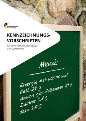 Wer Speisen und Getränke an Gäste abgibt, unterliegt einer Sorgfaltspflicht, die die gesetzlich geregelte Kennzeichnung umfasst. Das Heft erläutert die Vorschriften und zeigt ihre einfache und sinnvolle Umsetzung. Beispiele aus dem Alltag veranschaulichen die Inhalte. Die Liste reicht von Zusatzstoffen über Bio-Lebensmittel und die Kennzeichnung "ohne Gentechnik" bis hin zu speziellen Zutaten für Fleisch und den gesundheitsbezogenen Angaben. Veränderungen für die Nährwert- und Allergenkennzeichnung durch die Lebensmittelinformationsverordnung verdeutlichen Text und Abbildungen. Eine kurze Einführung in das Lebensmittelrecht und der Weg zum Aufbau eines einfachen Rezeptinformationssystems vervollständigen die praxisnahen Hilfestellungen.