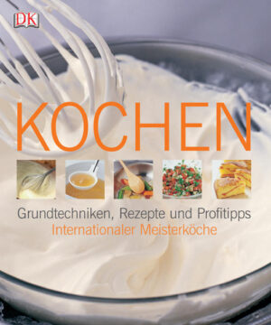 Dieses fulminante Buch vermittelt Laien und begeisterten Hobbyköchen sämtliche Arbeitstechniken und das umfassende Know-How der internationalen Küche: vom Marinieren bis zur Verzierung von Konfekt, von der Sauce Hollandaise bis zum Thai-Curry. Die einzelnen Kapitel sind nach Themen wie Gewürze und Kräuter, Mexikanische Küche, Geflügel oder Gebäck unterteilt und wurden von weltweit führenden Spitzenköchen und Experten des jeweiligen Themas verfasst. Ausführliche Anleitungen und typische Rezepte erläutern jeweils die Zubereitungsarten und Profitipps für die Alltagsküche. Eines für alles: Grundkochbuch - Küchenratgeber und internationale Rezeptsammlung!