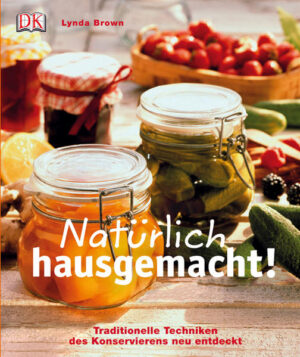 Nachhaltig, günstig und ökologisch Obst und Gemüse aus dem eigenen Garten, Fleisch und Fisch direkt vom Markt - frische Lebensmittel auf natürliche Weise konservieren, ist nicht nur gesund und ein besonderer Genuss, es macht auch Freude! Dieses Buch zeigt unzählige Möglichkeiten, wie Sie Familie und Freunde mit hausgemachten Vorräten verwöhnen können. Alle traditionellen Techniken werden Schritt für Schritt erklärt - vom Einkochen, Einlegen, Trocknen bis zum Pökeln und Räuchern. Profitipps zur Auswahl der richtigen Zutaten, zum Kauf des richtigen Zubehörs und zu Haltbarkeit und Lagerung helfen dabei, sich optimal auf das Konservieren vorzubereiten. 125 originelle Rezeptideen für verführerische Marmeladen, köstliche Chutneys, eingelegtes Gemüse, herzhaften Schinken und vieles mehr animieren zum Nachkochen. Zusätzliche Informationen zu natürlichen Konservierungsmitteln wie beispielsweise Salz, Ölen und Zucker zeigen, wie Sie ökologisch und ohne künstliche Zusatzstoffe einmachen können. Selbermachen liegt im Trend, macht Spaß und ist gar nicht schwierig - probieren Sie es aus!