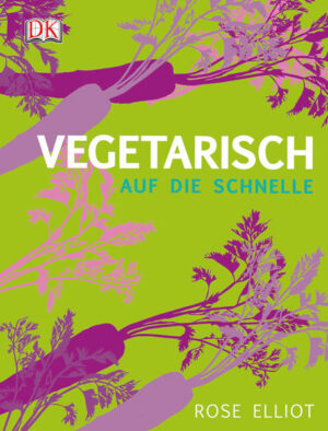 Vegetarisch für Eilige: Dass die vegetarische Küche geschmacklich viel zu bieten hat, ist längst kein Geheimnis mehr. Vorbei sind die Zeiten, in denen Vegetarismus mit Verzicht assoziiert wurde. Mehr und mehr Menschen begeistern sich für eine fleischlose Ernährung, von ausdrücklichen Vegetariern bis zu „Flexitariern“, die ihren Fleischkonsum einschränken wollen. Vegetarisch auf die Schnelle bietet für jeden Geschmack köstliche Gerichte, die blitzschnell auf dem Tisch stehen. Ob mediterran oder asiatisch, Gemüse-Klassiker oder innovative Ideen - die rund 140 internationalen Rezepte sind ideal für die After-Work-Küche und lassen sich im Handumdrehen zubereiten. Die weltweit renommierteste Autorin vegetarischer Kochbücher, Rose Elliot, präsentiert eine große Auswahl an Vorspeisen, Hauptspeisen und Desserts. Alle, die wenig Zeit haben und sich trotzdem gut und gesund ernähren möchten, werden von Vegetarisch auf die Schnelle begeistert sein. Inklusive „Veganisier-Tipps“ zum Austausch von Eiern und Milchprodukten in Rezepten. Zur Autorin: Ihr erstes vegetarisches Kochbuch, das gleich zum Bestseller wurde, veröffentlichte Rose Elliot bereits 1967. Seitdem hat sie rund 60 vegetarische und vegane Kochbücher herausgegeben. Für ihre Verdienste um die vegetarische Küche verlieh ihr die Queen 1999 den Ehrentitel Member of the most Excellent Order of the British Empire (MBE).