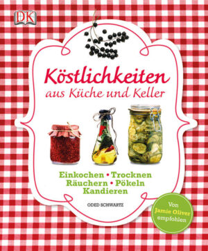 Das große Buch vom Konservieren Von Apfelgelee mit Minze über Grapefruit-Curd und Erdbeeressig bis zu Champagnerpastete, Rollmops und gepökeltem Schinken: Mit mehr als 150 Rezepten für Konfitüren, Gelees, Chutneys, Eingelegtes und mehr ist dieses Buch ein wahrer Schatz an Ideen für konservierte Köstlichkeiten. Ob Einkochen, Einlegen, Trocknen, Pökeln, Kandieren – Köstlichkeiten aus Küche und Keller präsentiert das ganze Spektrum des Haltbarmachens. Insgesamt 15 Techniken werden anhand von konkreten Rezepten und mithilfe von Schritt-für-Schritt-Fotos vorgestellt. Allgemeines zu Ausstattung, Hygiene und Sicherheit sowie Einfüllen und Verschließen liefert das nötige Grundwissen. Übersichtsseiten zeigen auf einen Blick, welche Zutaten sich für die unterschiedlichen Konservierungstechniken am besten eignen. Dank der Gliederung nach Jahreszeiten, kann man sich für möglichst frische und geschmackvolle Produkte ganz einfach am Saisonkalender orientieren. Köstlichkeiten aus Küche und Keller ist ein idealer Begleiter für alle, die ihre Vorratskammer mit Selbstgemachtem füllen oder die Früchte ihres eigenen Gartens konservieren möchten.