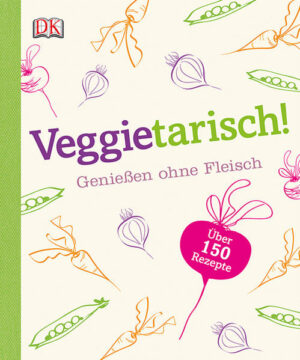 Gesunde Verführung: Eine bewusste, fleischarme Ernährung wird für immer mehr Menschen immer selbstverständlicher. Für Vegetarier, die ihr Repertoire erweitern, und alle, die öfter mal auf Fleisch verzichten wollen, bietet "Veggietarisch!" leckere Rezeptideen. "Veggietarisch" rückt Gemüse ins Rampenlicht und feiert Geschmack und Vielfalt saisonaler Produkte. Über 150 Rezepte aus aller Welt sind hier versammelt, in denen Gemüse die Hauptrolle spielt: vom saftigen Veggie-Burger über die Süßkartoffel-Lauch-Tortilla bis zu gebratenen Soba-Nudeln mit Pilzen und Pak Choi. Eine ausführliche Warenkunde mit 150 Zutaten im Porträt zeigt, wie frische, saisonale Gemüsesorten, Kräuter, Gewürze und Hülsenfrüchte ausgewählt, gelagert, verarbeitet und kombiniert werden. Step-by-step-Sequenzen mit grundlegenden Techniken zum Vor- und Zubereiten von Gemüse erleichtern den Einstieg in die vegetarische Küche.