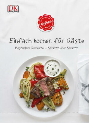 Rezepte für Gäste! Wie wäre es mit einem besonderen Essen für Sie und Ihre Lieben? Köstliche Kochhaus Rezepte können Sie ohne Schwierigkeiten nachkochen und Ihre Gäste somit verwöhnen! Das Kochhaus präsentiert seit einigen Jahren in seinen Läden stilvolle und kreative Rezepte, die von professionellen Köchen entwickelt wurden und leicht nachzukochen sind  die besten Rezepte um Gäste zu beeindrucken finden Sie hier versammelt: Leckere Vorspeisen wie Comté-Süppchen mit Zitronenthymian und würzigen Croutons, Hauptgerichte mit und ohne Fleisch wie Avocado-Risotto mit Limette und geschmorten Balsamicozwiebeln oder Rinderfilet in Erdnusskruste mit warmem Sprossensalat und Limetten-Koriander-Soße und natürlich herrliche Desserts wie Schokoladen-Zimt-Törtchen mit Passionsfrüchten und Mandarinen. Dank bebilderter Schritt-für-Schritt-Anleitungen in diesem Buch heißt es auch für Anfänger: Ran an den Herd! Vervollständigt wird das Buch durch viele Anregungen und Tipps für gelungene Einladungen, wie Menüvorschläge, Hinweise zur Menü-Planung und Zutaten-Komposition, Küchen-Organisation oder Getränkeempfehlungen. Mit den präzisen Mengenangaben für zwei Personen lassen sich die ausgewählten Rezepte mühelos auf beliebig viele Gäste hochrechnen. Damit steht der perfekten Dinnerparty nichts mehr im Weg! Zum Kochhaus: Kochhaus ist das erste Lebensmittelgeschäft, das sich konsequent dem Thema Selberkochen widmet und nicht mehr nach Warengruppen, sondern nach Rezepten sortiert ist. An frei stehenden Tischen voller frischer Zutaten finden die Kunden alles, was sie zu einem bestimmten Gericht brauchen. Die Rezepttische sind mit großen farbigen Tafeln ausgestattet, die auf einen Blick zeigen, welche Zutaten für ein Gericht benötigt werden. Das in dieser Form weltweit einzigartige begehbare Rezeptbuch bietet ein ständig wechselndes Angebot an Rezepten und ist vor allem ein Ort des Genusses und der Inspiration. "Einfach kochen für Gäste" ist erhältlich im Online-Buchshop Honighäuschen.