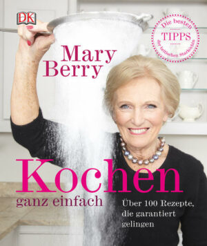 In Großbritannien ist sie eine Ikone, nun erobert sie Deutschland: Mary Berry, die Grande Dame der britischen Kochszene! Sie kann nicht nur kochen, sie kann ihr Wissen auch wunderbar vermitteln  gerade für ihre Tricks, Tipps und detaillierten Beschreibungen ist sie bei den Briten so beliebt. Kochen ganz einfach ist ihr erstes Buch, das auf Deutsch erscheint. Darin finden sich über 100 klassische Rezepte, die so detailliert beschrieben werden, dass das Nachkochen kinderleicht ist. Alle wichtigen Arbeitsschritte werden hier nicht nur im Text, sondern auch im Bild erklärt. Grundtechniken werden ebenso erläutert wie Rettungstipps für eine Vielzahl von ausweglos erscheinenden Situationen. Die Rezepte sind ganz klassisch gegliedert, wie es sich für ein Grundkochbuch gehört: Von Suppen und Vorspeisen über Fleisch- oder Fischgerichte bis hin zu Desserts und Backwerk. Die Gerichte sind klassisch, haben einen internationalen Touch und liefern neue Inspiration für Hobbyköche: Von der Suppe von gerösteten Tomaten oder kalter Lachsterrine über gepfeffertes Rinderfilet und Sahnige Linguine mit Meeresfrüchten bis hin zu Gemüsegratin, Brombeer-Holunder-Sorbet und Kaffee-Walnuss-Muffins. Das Buch ist aufgrund der detaillierten Beschreibungen wunderbar als Anfängerkochbuch geeignet. Und die detaillierten Beschreibungen eignen sich hervorragend für alle Hobbyköche, die es endlich ganz genau wissen wollen. Dank der Mary Berry-Gelinggarantie ist hier der schnelle Erfolg und damit ein köstliches Essen sicher. Mary Berry ist eine der beliebtesten Koch- und Backbuchautorinnen in Großbritannien. Ihre Bücher sind Bestseller. Darüber hinaus ist sie bekannt als Jurorin der BBC2-Fernsehsendung The Great British Bake off. Sie hat bereits über 80 Kochbücher geschrieben. "Kochen ganz einfach" ist erhältlich im Online-Buchshop Honighäuschen.