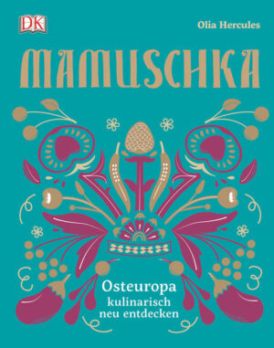 Die meisten von uns denken bei der Küche Osteuropas an viel Fleisch und fettige Eintöpfe. Wie grundfalsch diese Annahme ist, beweist Olia Hercules in ihrem sehr persönlichen Buch, in welchem sie Gerichte aus verschiedenen Landesküchen zusammengetragen hat. Angefangen von Aserbaidschan nach Armenien und Griechenland, bis hin zu Georgien, Moldawien, in die Ukraine und natürlich nach Russland, ergibt sich daraus ein ebenso bunter wie köstlicher Mix, der einige Überraschungen bereithält. So finden sich Gerichte mit Hülsenfrüchten, zahlreiche Teigspezialitäten, natürlich viele Eintöpfe, Fleisch- und Fischrezepte sowie - zum Abrunden - köstliche Süßspeisen und eingelegte Leckereien. Die gebürtige Ukrainerin Olia Hercules lebt heute in London, wo sie an der Leith’s School of Food and Wine studierte. Den Durchbruch in ihrer kulinarischen Karriere schaffte sie als chef-de-partie in Ottolenghis Islington Restaurant. Heute schreibt sie für Sainsbury’s, The Recipe Kit und den Guardian.