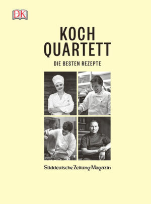 Eine der beliebten Kolumnen im Magazin der Süddeutschen Zeitung ist Freitag für Freitag das Kochquartett. Die Spitzenköche Christian Jürgens, Tim Raue, Maria Luisa Scolastra und Anna Schwarzmann stellen dort abwechselnd jede Woche ganz besondere Rezepte aus ihrem persönlichen Erfahrungsschatz vor. In diesem Buch verrät das Kochquartett seine Lieblingsrezepte und geheime Tipp und Tricks aus der Profi-Küche – sodass die besonderen Rezepte auch zu Hause in der eigenen Küche wunderbar gelingen. Zu ausgewählten Rezepten gibt es zudem wichtige Profi-Tipps zur Warenkunde, z.B. wie man die beste Qualität von Schweinebäckchen erkennt