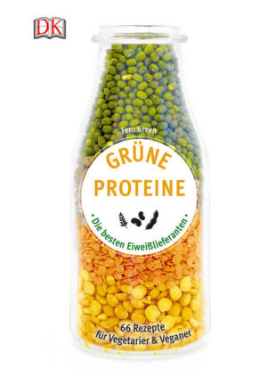 Ausreichend Eiweiß ohne Fleisch? Klar geht das! Die Lösung: Grüne Proteine. Vor allem Hülsenfrüchte, Nüsse, Sprossen und Getreide sind supergesund: Sie enthalten wenig Fett, dafür viele Proteine, Ballaststoffe, Vitamine und Mineralsto¬ffe. 66 vegetarische und vegane Rezeptideen mit Linsen, Kichererbsen, Quinoa & Co. bereichern den täglichen Speiseplan - und sorgen für den richtigen Protein-Kick! Jedes der Rezepte wird von Bildern aller Zutaten begleitet und man sieht auf einen Blick, was hinein kommt. Angaben zum Proteingehalt jedes Rezepts und eine Übersicht über die besten grünen Proteinquellen helfen dabei, genussvoll den Bedarf zu decken.