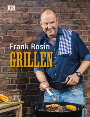 Grillen mit Pfiff - und Frank Rosin! Dass Grillen mehr sein kann, als nur Fleisch auf den Rost zu legen und gelegentlich zu wenden, beweist Frank Rosin in diesem Buch mit 74 abwechslungs- und vor allem einfallsreichen Grillrezepten. Statt langweiliger Würstchen kommen beim sympathischen Sternekoch und Fernsehstar leckere Schweinemedaillons im Schinkenmantel mit Aprikosensauce oder Rinderbraten mit Magic Rub und Balsamicoglasur auf den Tisch. So wird jeder Grillabend zu einem wahren Gourmet-Gaumenschmaus. Auch typischen Grillklassikern wie dem Rib-Eye-Steak oder dem Putenbrustspieß verleiht er durch ausgefallene Krusten, Marinaden, Saucen und Dips einen neuen, ungeahnten Pfiff. Wer nun aber denkt, dass dieses Kochbuch ausschließlich etwas für Fans von Fleisch ist, der irrt gewaltig! Denn auch Vegetarier, Liebhaber von Fisch und Beilagen sowie Naschkatzen werden unter Rosins Rezeptideen fündig: Wie wäre es zum Beispiel mit gegrilltem Hokkaidokürbis mit Brot-Gorgonzola-Füllung, Spargelsalat mit Rucola und Erdbeeren oder gegrillten Feigen mit Espresso-Mascarpone-Creme? In der Einleitung gibt’s wichtiges Know-how zum Grillen und dem richtigen Zubehör. Hier finden Grillfans auch Antworten auf die Fragen Holzkohle oder Gas, direktes oder indirektes Grillen und rare oder medium. Schlaue Tipps zum Marinieren und Garen verschiedener Speisen helfen dabei, jedes Gericht auf den Punkt zuzubereiten.