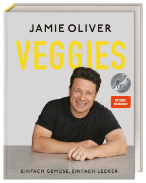 Heiß erwartet: Gemüse-Rezepte von Jamie Oliver! Das Jamie-Buch, auf das alle gewartet haben! In seinem neuesten Kochbuch widmet sich Jamie Oliver ganz den vielfältigen Aromen verschiedener Gemüsesorten und gibt ihnen die Bühne, die sie verdienen. Die 116 Rezepte im typischen Jamie-Oliver-Stil sind schnell & einfach, raffiniert und unglaublich lecker. Ob Pies, Currys, Pasta, Reis, Salate oder Burger: Inspiriert aus aller Welt finden Sie Gerichte für jeden Tag, für jede Gelegenheit und für jedermann  vom Feierabendfood bis zum Partysnack. Das brandneue Jamie-Oliver-Kochbuch: Es geht ganz einfach um super leckeres Essen, das zufällig ohne Fleisch auskommt", so Jamie Oliver über sein neues Kochbuch. Gemüse spielte für Jamies bewusste Ernährungsphilosophie schon immer eine große Rolle  jetzt bekommt es sogar die Hauptrolle! In seinem neuen Kochbuch widmet sich der einfallsreiche Koch der vegetarischen Küche  mit vielfältigen aromatischen Rezepten. Egal ob Vegetarier, Flexitarier oder alle, die einfach nur wieder geniale neue Rezepte von Jamie Oliver nachkochen wollen  dieses Kochbuch von Jamie Oliver liefert passende Rezepte. Einfache und schnelle Veggie-Rezepte  typisch Jamie! Gesund und ausgewogen für eine vollwertige Ernährung  diese Veggie-Rezepte warten darauf, von Ihnen nachgekocht zu werden:  Salate wie Thai-Style-Noodle-Salat.  Blechgerichte wie gefüllte Masala-Paprika.  Topfgerichte wie Frühlingsgemüse-Frittata mit Tomaten.  Currys und Eintöpfe wie Biriyani mit Topping.  Pies und Aufläufe wie Dumplings mit Knusperboden.  Pasta wie Spaghetti mit Steinpilz-Bällchen.  Reis und Nudeln wie Tomaten-Risotto.  Freitagabend-Snacks wie Baba Ganoush.  Brunch-Rezepte wie Zucchini-Feta-Scones oder Spinat-Pancakes. Das Jamie-Oliver-Kochbuch für alle Vegetarier, Flexitarier und jeden, der einfach genial kochen will! "Veggies" ist erhältlich im Online-Buchshop Honighäuschen.