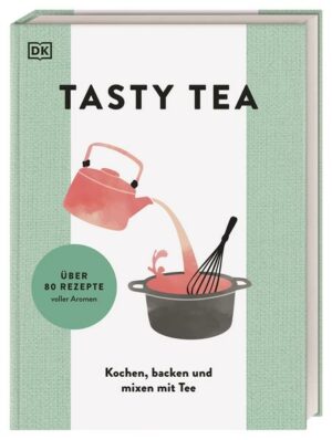 Tea Time  Das Buch zum Tee! Tee wird seit Jahrhunderten auf der ganzen Welt getrunken: sei es zur japanischen Teezeremonie oder bei der englischen Tea Time, als Schwarzer Tee, Kräutertee, argentinischer Mate, südafrikanischer Rooibos oder Ostfriesentee. Dieses einzigartige Standardwerk über zeitgemäßen Teegenuss mit Wissenswertem und Rezepten rund um das Aufgussgetränk macht aus Tee-Liebhaber*innen Expert*innen und überrascht mit über 80 innovativen Rezepten. Entdecken Sie die Vielfalt von Tee! Tee beruhigt, belebt, heilt, stärkt  und kann eine Wohltat für Körper und Seele sein. Und das nicht nur in der Tasse: Bringen Sie mit dem Handbuch Ihr Tee-Know-how auf den neuesten Stand und lernen Sie alles über unterschiedliche Teesorten, ihre Zubereitungstechniken und Wirkungsweisen. Anschließend wird Sie Tee in mehr als 80 Rezepten für Getränke, Leckereien für die Tea Time oder zum Brunch, für Hauptgerichte und Desserts als Aroma und Gewürz kreativ überraschen. Das erste Buch, das Tee als aromatische Zutat beim Kochen, Backen und Getränkemixen zelebriert  Wissenswertes zu unterschiedlichen Teesorten von Schwarztee über Kräutertee und Grünen Tee bis hin zu Rooibos und Früchtetee und die dazugehörigen Zubereitungstechniken  Mehr als 80 Genussrezepte für Getränke, Snacks zu Brunch und Tea Time, Hauptgerichte und Desserts  Internationale Trendrezepte, die sich flexibel variieren lassen: mit Fisch oder Fleisch, vegetarisch oder vegan So genießt man Tee heute: Das einzigartige Standardwerk zum Teegenuss stellt Tee als aromatische Zutat beim Kochen und für vielseitige Getränke für jeden Anlass vor. "TASTY TEA" ist erhältlich im Online-Buchshop Honighäuschen.