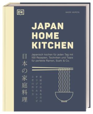 Japanische Rezepte für jeden Tag - einfach, authentisch & lecker! Mit diesen 100 authentischen japanischen Rezepten beweist Maori Murota, dass die japanische Alltagsküche auch in Deutschland unkompliziert nachgekocht werden kann - eine abwechslungsreiche Küche voller gesunder Zutaten und natürlicher Aromen. Schritt für Schritt zeigt sie Ihnen, wie Sie beliebte japanische Gerichte selbst zubereiten - von der einfachen Miso-Suppe über japanisches Curry und Donburi bis hin zu Ramen. Itadakimasu! Japanisch kochen: 100 Alltagsgerichte für zu Hause -Absolut alltagstauglich: der perfekte Einstieg in die japanische Küche -Vegan-freundliche Küche: hoher Anteil vegetarischer Gerichte und veganer Alternativen -Mix aus traditionellen und modernen Gerichten: Sushi, Okonomiyaki, Dumplings und mehr -Wissenswertes über Produkte wie Tofu, Miso und Algen -Mit Grundtechniken und Schritt-für-Schritt-Anleitungen für die Basics: So gelingen japanische Nudeln, Gyoza-Teig, Dashi-Brühe & Co. zu Hause! Die unverwechselbare Kulinarik Japans zum Nachkochen In „Japan Home Kitchen“ lässt die Japanerin Maori Murota an ihrer ganz persönlichen japanischen Familienküche teilhaben: einer Mischung aus Lieblingsgerichten ihrer Kindheit, der traditionellen Hausmannskost ihrer Großmutter und einer modernen japanischen Fusion-Küche. Alle Rezepte im japanischen Kochbuch lassen sich mit wenigen Grundzutaten aus dem Supermarkt oder Asia-Laden ganz leicht nachkochen und schmecken genauso authentisch und köstlich wie in Japan. In 7 ausführlichen Kapiteln führt Maori durch die zentralen Bereiche der japanischen Kulinarik, stellt Produkte wie Miso, Tofu und Algen vor und erklärt in zahlreichen Schritt-für-Schritt-Anleitungen die wichtigsten Grundlagen - von perfektem Sushi-Reis bis zu selbst gemachtem Udon-Teig. 1. Mehl: Ramen, Okonomiyaki und Dumplings 2. Reis: Sushi, Donburi und Onigiri 3. Fermentieren: Natto, Miso und Nakazuke 4. Gemüse: Salat, Korokke-Sandwich und Frühlingsrollen 5. Fisch: Dashi, Chawanmushi und Oden 6. Fleisch: Tonkatsu, Bento und Kara-age 7. Tee und Desserts: Matcha, Castella und Daifuku So einfach geht Japanisch kochen für zu Hause!