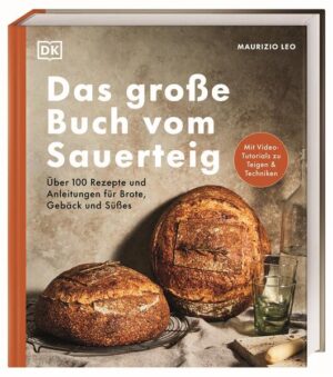 Die Bibel rund um Sauerteig - der New-York-Times-Bestseller So einfach kann Backen mit Sauerteig sein! Der bekannte Blogger und Autor Maurizio Leo nimmt Backfans jeden Levels gekonnt an die Hand: Schritt für Schritt zeigt er detaillierte Techniken, erklärt wichtige Grundlagen und teilt über 100 gelingsichere Rezepte und Anleitungen - inklusive praktischer Video-Tutorials. So gelingen knusprige Pizza, süßes Gebäck oder klassische Brotsorten im Handumdrehen. Maurizio Leos bahnbrechendes Standardwerk - Vom Experten lernen: Autor Maurizio Leo begeistert auf Instagram und seinem Blog „The Perfect Loaf“ mit seiner Leidenschaft, praktischen Tipps und leckeren Kreationen - Sauerteig fundiert verstehen: Das Buch liefert Grundlagenwissen, aber auch die nötige Handwerkskunst, um die eigenen Back-Skills auf ein Profi-Level zu heben - Auch für Anfänger*innen geeignet: Bebilderte Schritt-für-Schritt-Anleitungen und Video-Tutorials zeigen anschaulich, worauf es bei Teigen und Techniken ankommt - Die Vielfalt von Sauerteig entdecken: von mediterranem Oliven-Rosmarin-Brot, 5-Korn-Brot und Baguette über Pizza und Fougasse bis hin zu Süßgebäck wie Zimtschnecken und BabkaAlles zu Grundlagen, Rezepten und Techniken Wie setzt man den Teig richtig an, füttert und dehnt oder faltet ihn? Was ist bei der Temperatur und der Wahl der Zutaten und Werkzeuge entscheidend? Auf jeder Seite dieses Buchs spürt man Maurizio Leos Leidenschaft für Sauerteig. In seinem lässigen Lehrstil gibt er unter anderem einen Überblick über den Backprozess, die Anatomie eines perfekten Brotlaibs und zeigt detailliert, was das Geheimnis eines guten Sauerteigs ist. Endlich ein Sauerteig-Buch, bei dem keine Frage offen bleibt - unverzichtbar für alle Brotback-Fans. Perfekte Backergebnisse mit Sauerteig! Mit über 100 Rezepten, Schritt-für-Schritt-Anleitungen und Grundlagentechniken von Bestseller-Autor Maurizio Leo wird jede*r zum Sauerteig-Profi.