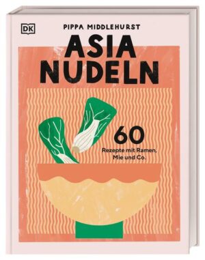 Das Beste aus der asiatischen Nudelküche - Von Pad Thai bis Spicy Udon: 60 Rezepte der beliebtesten Nudelgerichte im Asia-Stil - Schnell & einfach asiatisch kochen in unter 30 Minuten - Udon, Soba, Ramen & Gyoza.: Alles über die typischen Nudelsorten der Asia-Küche - Attraktive Rezeptfotos laden zum Nachkochen ein Asia Nudeln: Einfach, frisch & unglaublich lecker! Von der schnellen Nudelsuppe über gebratenen Nudeln mit Kimchi und Honig bis zu vietnamesischen Reisnudeln mit knusprigen Frühlingsrollen: Autorin und Foodie Pippa Middlehurst präsentiert in diesem Asia-Kochbuch 60 einfache asiatische Nudel-Rezepte - für maximalen Genuss im Alltag! Dank Infos zu den Nudelsorten und Zutaten sowie praktischen Shortcut-Tipps stehen leckere Asia-Nudel-Gerichte im Handumdrehen auf dem Tisch! Passend für jeden Zeitrahmen, sind die Rezepte aus der asiatischen Küche unterteilt in „supereinfach“ in maximal 10 Minuten, „unkompliziert“ in 20 Minuten und „mit minimalem Aufwand“ in 30 Minuten. Asiatische Nudel-Rezepte für jeden Tag - ganz easy und unkompliziert nachkochen!