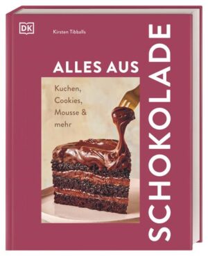 Schokolade ist Glück, das man essen kann - Cremig, crunchy oder zartschmelzend: über 50 köstliche Schokoladen-Rezepte von „Chocolate Queen“ Kirsten Tibballs - Himbeer-Creme-Tarte mit Schokospänen oder Schoko-Karamell-Zimtschnecken: ein wahres Paradies für Schokoholics - Backen und mehr mit Schokolade: für Einsteiger*innen und ambitionierte Schoko-Fans Zart schmelzend und herrlich duftend „Chocolate Queen“ Kirsten Tibballs entführt in ihrem Kochbuch in die Welt der schokoladigen Genüsse. In über 50 Rezepten zeigt sie, wie vielfältig Schokolade verarbeitet werden kann. Von selbst gemachter Bruchschokolade aus nur drei Zutaten über zart schmelzende Honig-Vanille-Trüffel mit Espresso bis hin zu cremigen Semifreddo-Bömbchen gefüllt mit Erdnussbutter-Double-Choc-Mousse: Hier finden weniger geübte genauso wie ambitionierte Hobbybäcker*innen das passende Rezept. Abgerundet wird das Buch mit Grundwissen und Tipps und Tricks zur richtigen Verarbeitung von Schokolade. Mit seinem modernen Layout und den verführerischen Fotos ist es auch optisch ein wahrer Genuss! Hier werden Schokoträume wahr: 50 himmlische Rezepte für große und kleine Versuchungen von „Chocolate Queen“ Kirsten Tibballs.