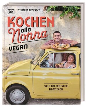 Über 80 typisch italienische Familienrezepte - komplett vegan • Oma-Enkel-Duo: Giuseppe und seine Nonna Marianna bringen vegane Köstlichkeiten auf den Tisch • Bella Italia in 80 unkomplizierten Rezepten: von Antipasti und Beilagen über Primi und Secondi bis zu Desserts • Ganz einfach plantbased und Nonna-approved: von Parmigiana mit Auberginen über frittierte Arancini bis zu köstlichen Cannoli siciliani • Visueller Leckerbissen: Sonnige Foodfotos, atmosphärische Aufnahmen und liebevolle Illustrationen sorgen für Urlaubsfeeling pur Italienische Küche - aber vegan! Giuseppe Federici (@sepps auf Social Media) und seine Nonna Marianna zeigen tagtäglich, wie einfach das geht! Viele Klassiker wie Verdure Grigliate sind bereits traditionell vegan, für andere Gerichte wie Pilzrisotto reicht oft schon ein kleiner Zutatentwist, um sie als köstliche pflanzliche Version zu servieren. Wärmende Lasagne, seidige Panna Cotta und all die anderen Leckereien in diesem Buch gelingen auch plantbased ganz einfach und schmecken mindestens so gut wie das Original - natürlich von Nonna Marianna persönlich getestet! Mit über 80 aromatischen Rezepten, bezaubernden Fotos aus dem malerischen Agrigento und der gemeinsamen Freude am Kochen vereint dieses Oma-Enkel-Duo italienische Tradition mit modernem Genuss. Lassen Sie sich nach Bella Italia entführen und genießen Sie das Beste der italienischen Küche - und das vegan! Buon appetito!