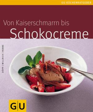 Das Beste kommt oft erst am Schluss. Ein verführerisches Dessert. Wer allerdings gar nicht genug von süßen Sachen bekommen kann, der sollte sich schon eine süße Hauptspeise gönnen. In "Von Schokocreme bis Kaiserschmarren" werden die Träume aller Süßschnäbel wahr. Sie stehen lediglich vor der Qual der Wahl: Fruchtig, cremig oder eher schokoladig? Lieber ein kühlendes Schokoparfait oder heiße Bratäpfel als Dessert oder etwa gleich Marillenknödel und aufregend neu gewürzten Milchreis als sündig-süßer Sattmacher? Geboten wird nämlich eine Auswahl der besten internationalen Süßspeisen mit vielen neuen spannenden Varianten. Als Ergänzung für den Einstieg in "la dolce Vita" gibt es zusätzlich jede Menge Dekotipps, praktische Warenkunde und viele Kniffe und Tricks von den Kochprofis.