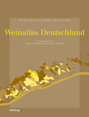 Mit dem "Weinatlas Deutschland" liegt das umfassendste Referenzwerk zum deutschen Wein schlechthin vor. Erstmals werden damit alle privilegierten deutschen Weinlagen und Klassifikationen ausführlich und unabhängig dargestellt und bewertet. Informationen zu Geografie, klimatischen Besonderheiten, Lagenbeschaffenheit und -qualität sowie Porträts der wichtigsten Produzenten und ihrer Weine schaffen ein plastisches Bild des Weinbaus in Deutschland. Neben einer aktuellen und übersichtlichen Kartographie mit 50 Detail- und 17 Übersichtskarten, bietet dieses Werk eine ansprechende Orientierung innerhalb der Regionen. Informationstafeln, regionale Themenseiten und die lebendigen Fotografien des international renommierten Weinfotografen Hendrik Holler illustrieren den Weinatlas Deutschland zusätzlich. Der "Weinatlas Deutschland" schafft ein Abbild der dynamischen deutschen Weinkultur und der Menschen hinter den Weinen - mit aktuellen Karten setzt der Atlas neue Maßstäbe.