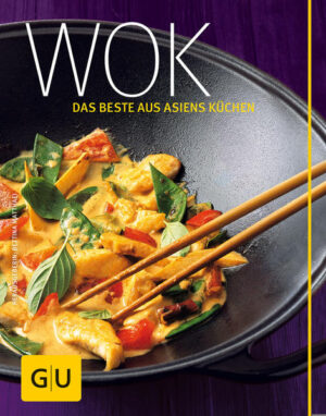 "Wok - das Beste aus Asiens Küchen" begibt sich auf die Reise durch die Länder Asiens und entführt den Leser in das jeweilige Land des Woks. Bereist werden China, Vietnam, Thailand, Indonesien und Indien. Der besondere Benefit des Buchs sind die komplett neu geschriebenen Crossover-Rezepte - Wokgerichte der westlichen Welt mit den Einflüssen der asiatischen Küche. Neben den einfach leckeren Originalrezepten sind gerade diese kreativen Ideen mit Einflüssen aus Australien, den USA und Europa die Gerichte, welche das Rühren und Braten im Wok zu einem abwechslungsreichen Vergnügen machen. Die ausgewählten GU-Rezepte ergänzen sich perfekt mit den neu kreierten Wok-Ideen zu einer authentischen und dennoch sehr vielfältigen Mischung. Die vielen Zusatzinfos zum jeweiligen Wok-Land lassen den Leser die Welt des Woks erleben - er bekommt Informationen zu den typischen Gewürzen und Zutaten, aber auch zu traditionellen Wok-Highlights.