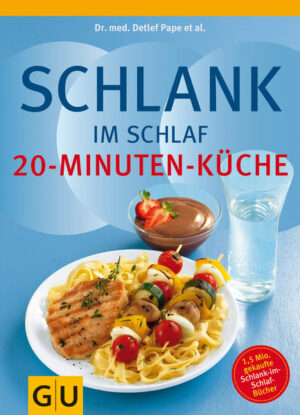 Die Fortsetzung der Schlank-im-Schlaf-Erfolgsgeschichte: mit leckeren, in 20 Minuten frisch gekochten Gerichten erfolgreich abnehmen. Als Einstieg finden Sie das Wichtigste des Schlank-im-Schlaf-Systems noch einmal in aller Kürze erklärt. Dann folgen über 100 schnelle Rezepte, die das Kochen zur Freude machen. Das Frühstück können Sie sich wieder mit dem praktischen Baukasten nach Lust und Laune zusammenstellen. Für mittags und abends gibt es die die schnellen, abwechslungsreichen Rezepte zum Sattessen. Natürlich haben wir für alle die viel reisen auch hier wieder Tipps eingebaut, wie man mit fertig gekauften Lebensmitteln perfekt nach dem SiS-Prinzip essen kann. In der vorderen Klappe erfahren Sie Neues zum SiS-Wellness- und Bewegungs-Programm und in der hinteren Klappe gibt es eine Übersicht über die besten SiS-Lebensmittel. Insgesamt wieder ein Rundum-Wohlfühl-Paket zum erfolgreichen Abnehmen.