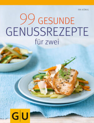 Zu zweit zusammen schlemmen - am liebsten morgens, mittags, abends, ganz ohne schlechtes Gewissen und worauf man gerade Appetit hat: vegetarisch, mit Fisch, Geflügel, Fleisch oder etwas Süßes. Das geht! Denn gesunde Ernährung und genussvolles Essen ergänzen sich hervorragend. Zum Frühstück ein vitalisierendes Schoko-Crunchy-Müsli mit Sommerbeeren, mittags ein unkompliziertes Antipastigemüse mit Senfvinaigrette und abends feine Kalbsfleischröllchen in Tomatensauce - 99 Mal gesunder Genuss pur! Die Rezepte sind alle einfach zuzubereiten und bieten eine leckere Mischung aus klassischen und neuen Ideen. Außerdem laden sie ein, weniger bekannte Zutaten und Zubereitungsmethoden - gelingsicher - auszuprobieren. Interessante Erklärungen, Infos und Tipps rund um das Thema gesunde Ernährung finden alle Genießer in einem kurzen einführenden Kapitel.