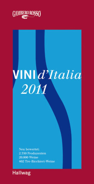 Vini dItalia erscheint auch in diesem Jahr wieder vollständig überarbeitet und aktualisiert. Über 30.000 Weine wurden von Gambero Rosso verkostet, aber nur die 20.000 besten unter ihnen fanden Eingang in den weltweit wichtigsten Führer für italienische Qualitätsweine. 402 Weine erhielten die Tre-Bicchieri-Prämierung. Neben den Tre Bicchieri Verdi erfährt der Leser erstmals auch von jenen Tre-Bicchieri-Weinen, die unter 15 Euro kosten und so bestätigen, dass ausgezeichneter Wein nicht teuer sein muss. Zusammen mit Kurzporträts von etwa 2.350 Produzenten sowie einer Vielzahl von Hintergrundinformationen und Empfehlungen bietet das Buch einen einzigartigen Überblick über die italienische Weinwelt und wird damit zu einem unentbehrlichen Einkaufsführer.