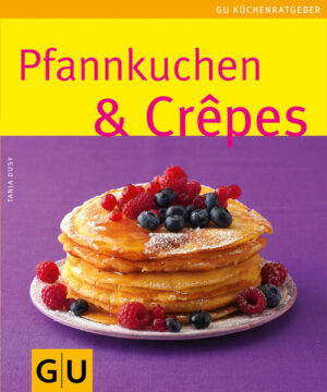 Köstliche Füllungen umhüllt von zarten Pfannkuchen und knusprigen Crepes - hier sind der Fantasie keine Grenzen gesetzt! Wir haben über 40 neue, internationale Rezepte von süß bis herzhaft. Da ist garantiert für jeden etwas dabei! Pfannkuchen, Crepes, Pancakes und Co. sind nicht nur lecker sondern auch schnell und einfach gezaubert. Süßschnäbel machen Crepes mit flambierten Calvadosäpfeln glücklich und Gemüsefans brutzeln sich exotische Sesampfannkuchen mit Thaigemüse in der Pfanne. Wer es deftiger mag nimmt noch Fleisch und Fisch dazu. Zusätzliche Rezepte und Ideen zur Resteverwertung sowie praktische Tipps rund um die Welt der Pfannkuchen helfen beim sorgenfreien Gelingen.