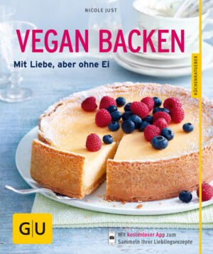 Wer bisher der Meinung war, beim Backen nie auf Eier, Butter, Milch und Sahne verzichten zu können, wird feststellen: Da fängt der rein pflanzliche vegane Backspaß erst an! Und Sie werden es schmecken: In ca. 40 Rezepten hat die Autorin passend für jede Situation süßes, deftiges, schnelles, raffiniertes, feierliches und sogar gluten- und zuckerfreies Backwerk parat. Ob nun die gängigen Grundteige oder Buttercremetorte, Käsekuchen, Cupcakes mit verschiedenen Frostings und die Alltime-Klassiker Nussecken - alle Rezepte sind auf vegan getrimmt und stehen den Originalen geschmacklich in nichts nach. Und durch die rein pflanzlichen Zutaten sind die Rezepte allesamt cholesterinfrei. Den Einstieg erleichtern wertvolle Tipps zu veganen Austausch- und Spezialprodukten, die leicht im Supermarkt oder Bioladen zu besorgen sind. Ran an die Teige und verblüffen Sie alle mit fluffigen und cremigen gebackenen Köstlichkeiten ohne Tier!